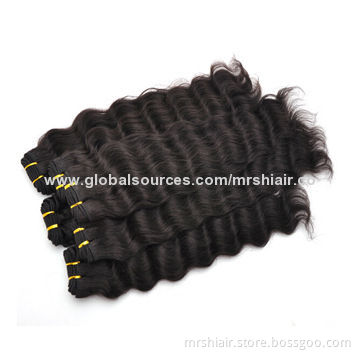 22-inch Natural Color Loose Deep Wave Brazilian Virgin Hair